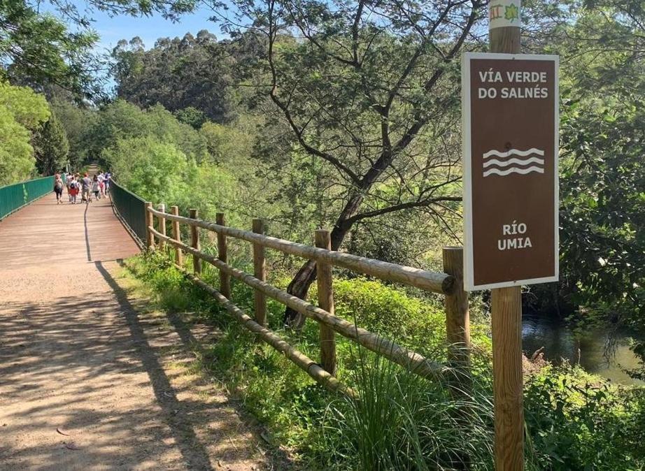 Alojamiento A Tafona Caldas De Reis Esterno foto